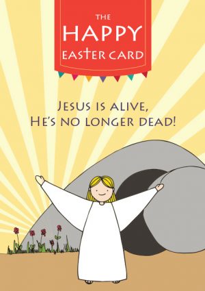 Happy Easter Card front page